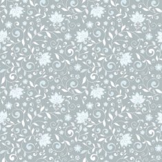Ornamental floral seamless pattern N2