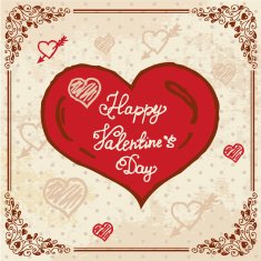 Background with heart N14