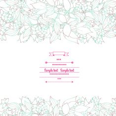 Floral decor N199