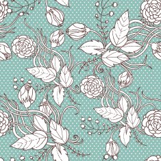 floral seamless pattern N738