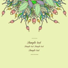 Floral card N79