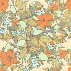 floral seamless pattern N739