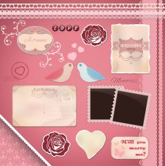 Scrapbooking Set Wedding