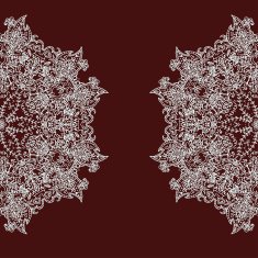 Vintage invitation card with lace ornament N58