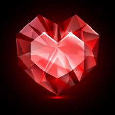 Heart shape diamond (eps10)