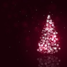Holiday Bokeh Christmas Tree