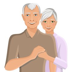 Senior couple portrait N2