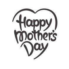 Happy mother's day hand-drawn lettering N2