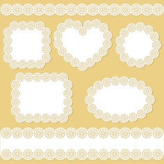 Doily And Frame Set
