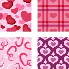 Lovely Valentine's Seamless Tiles N2