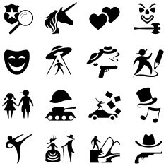 Movie Categories Symbols N2