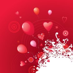 Valentine's Day corner design N2