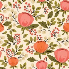 Floral Pattern N924