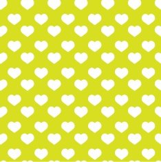 Seamless green heart pattern - valentine wrapping N2