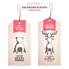 Set of Valentine's day gift tags N5