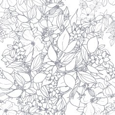 floral seamless pattern N742
