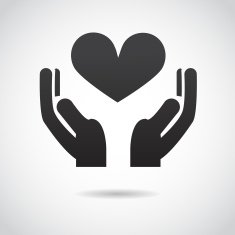 Hands with heart icon N4