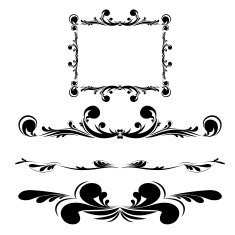 Elegance vintage frames