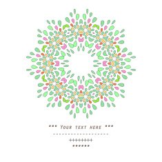 Floral decor N217