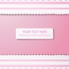 Pink background with vintage white lace N2