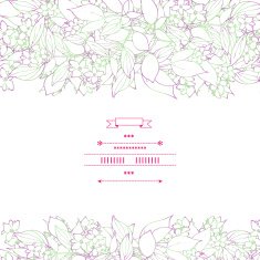 Floral decor N218