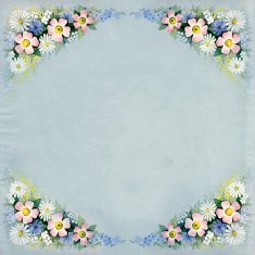 vintage floral background N47