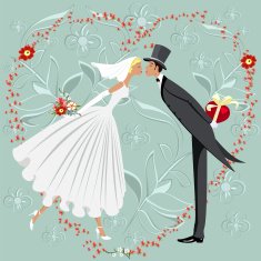 wedding invitation N219