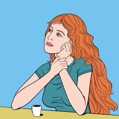 Dreamy woman