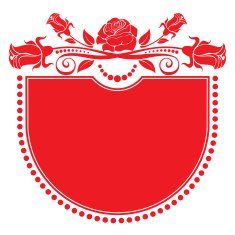 background with a ornamentation of roses N2