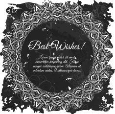 Vector vintage chalkboard background N2