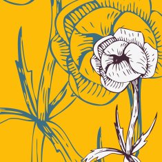 Vintage Floral Card N31