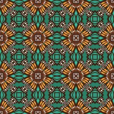Seamless flower pattern background N24
