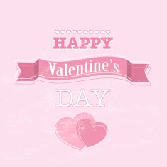 Pink Valentine's day background N6