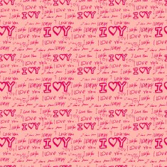 words "i love you" on pink background N10