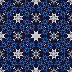 vintage flowers vector pattern N7