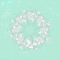 Floral decor N236