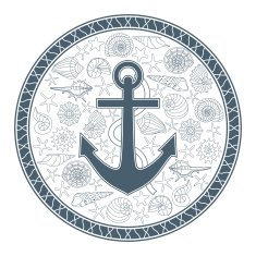 anchor and seashells N2
