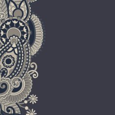 ornate floral pattern N23