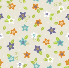floral seamless pattern N745