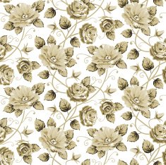 retro floral pattern N7