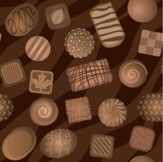 Seamless chocolate background N2