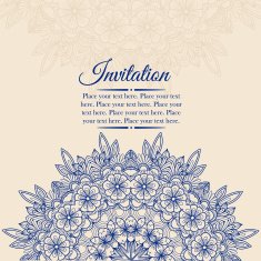 Elegant vintage background with lace ornament N3