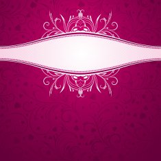 pink background with decorative ornaments N2