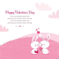 Valentine bunnies N2