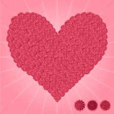 Heart of flowers N11