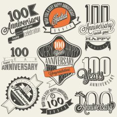 Vintage style One Hundred anniversary collection