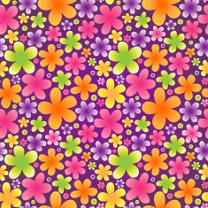 Bright floral seamless pattern N4