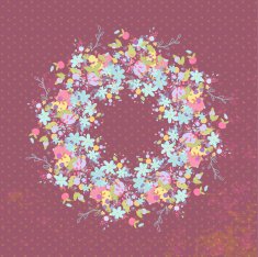 Floral decor N244