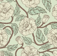 Seamless Floral Pattern N1538