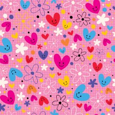 hearts & flowers pattern N3